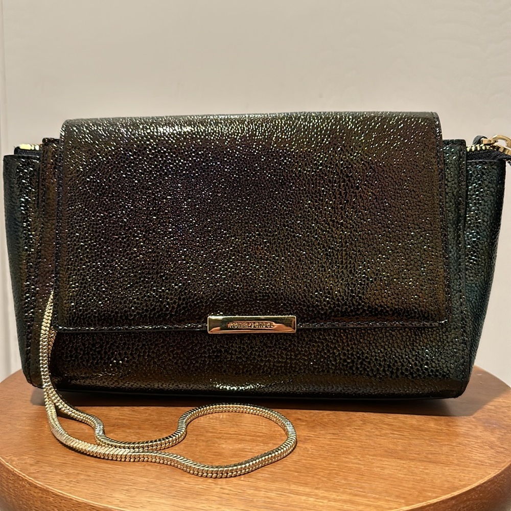 Henri Bendel Petrol Clutch